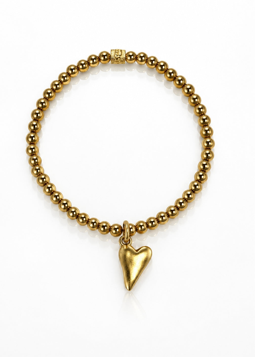 Gold 4mm Chloe Ann Heart Charm