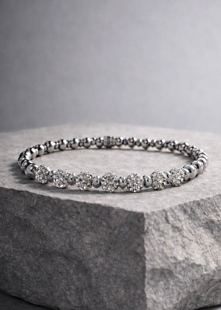 Ireland Mini Row Icon - White (Silver)