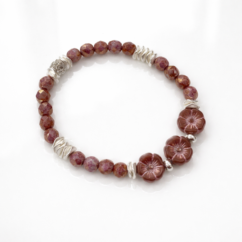 Pressed Flowers - Garden Rosé (Silver)