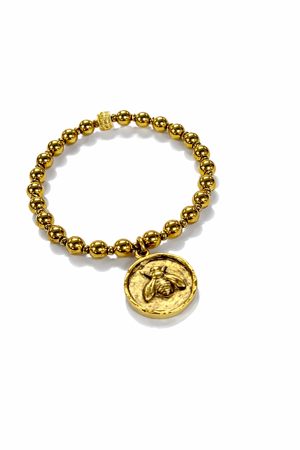 Gold Bee Medallion