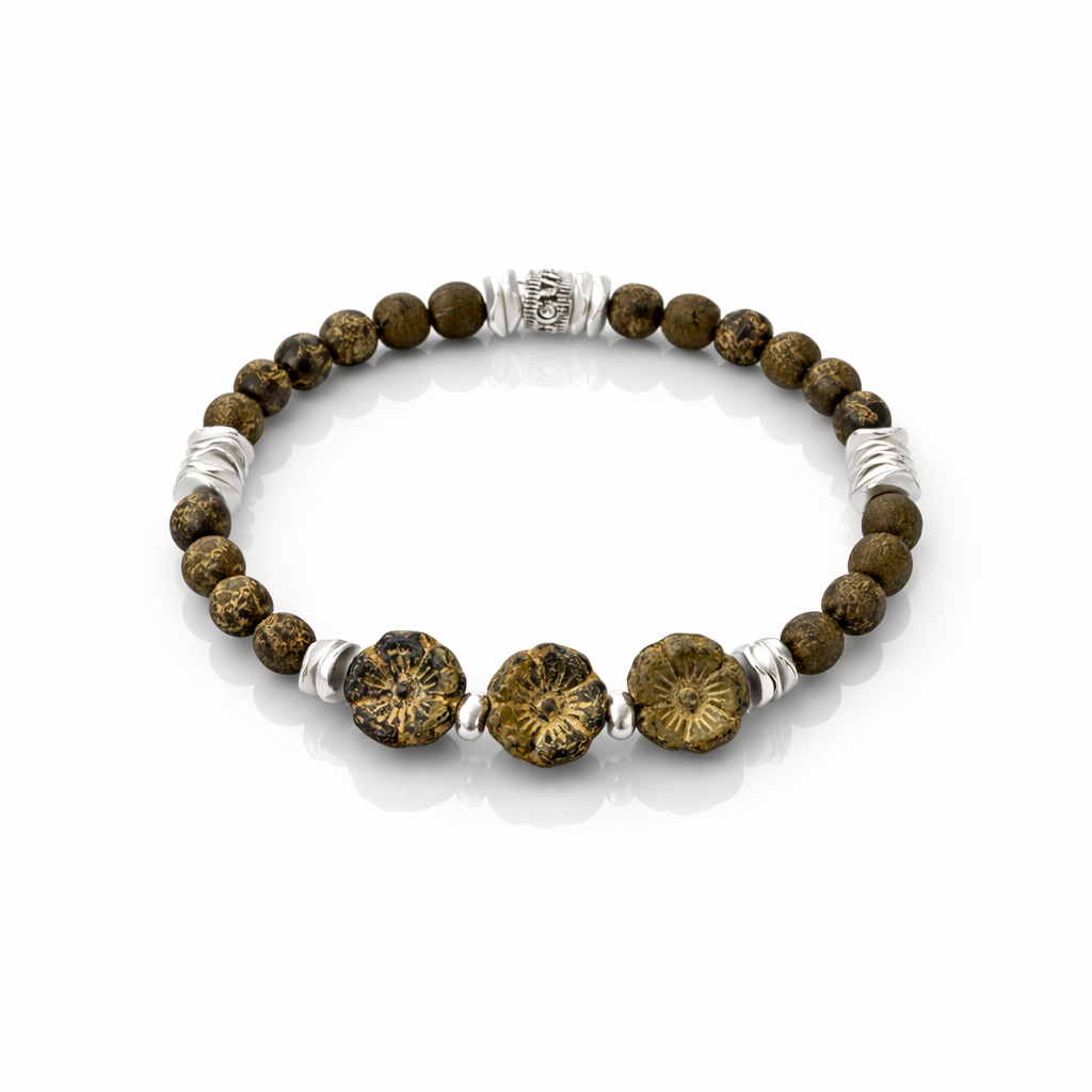 Pressed Flowers - Golden Meadow (Silver)