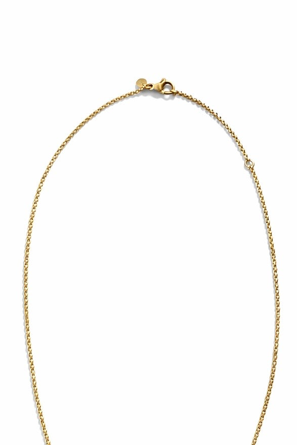 Charlotte Gold Pendant Necklace-INITIAL