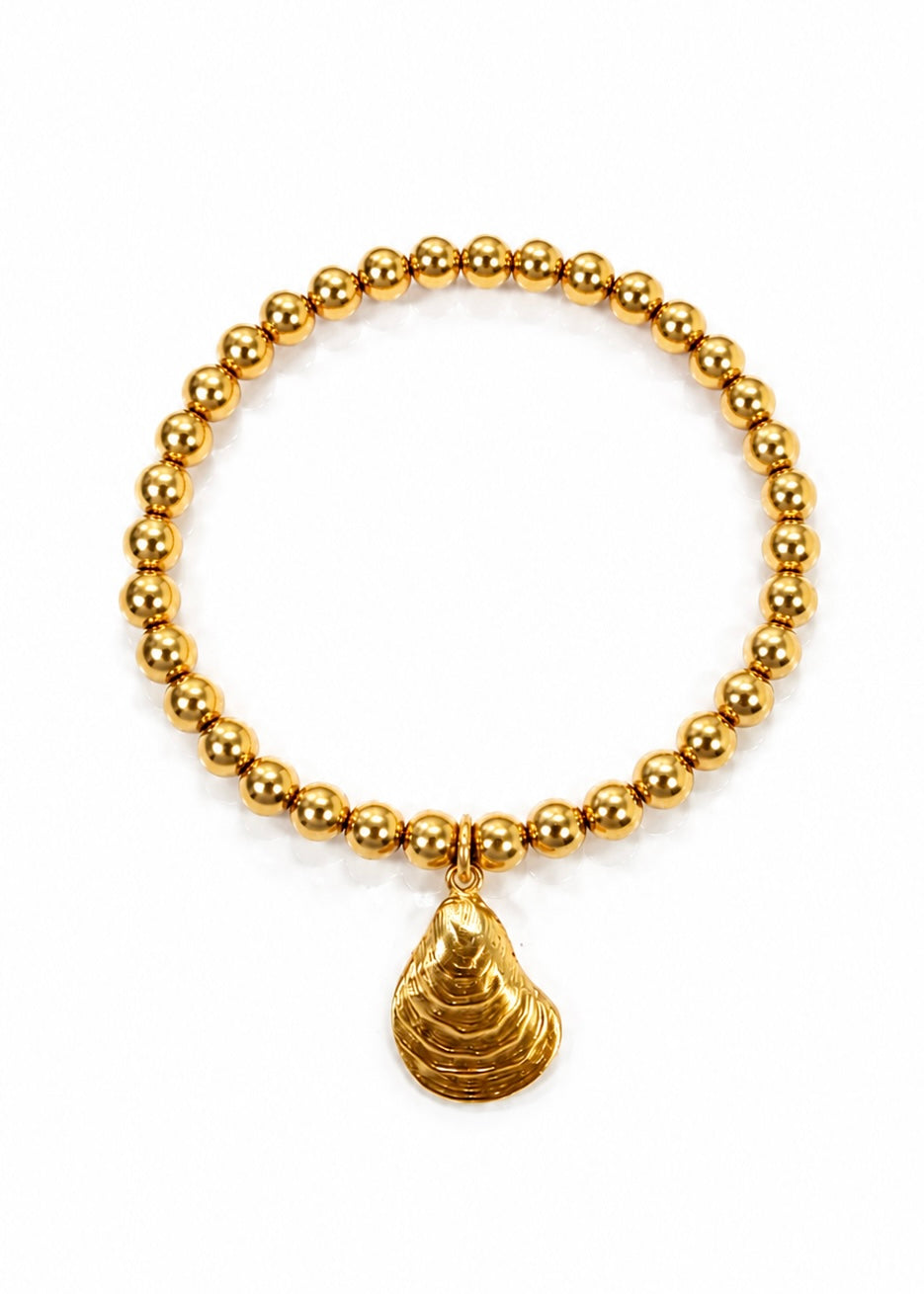 Gold 6mm Chloe Ann Oyster Shell