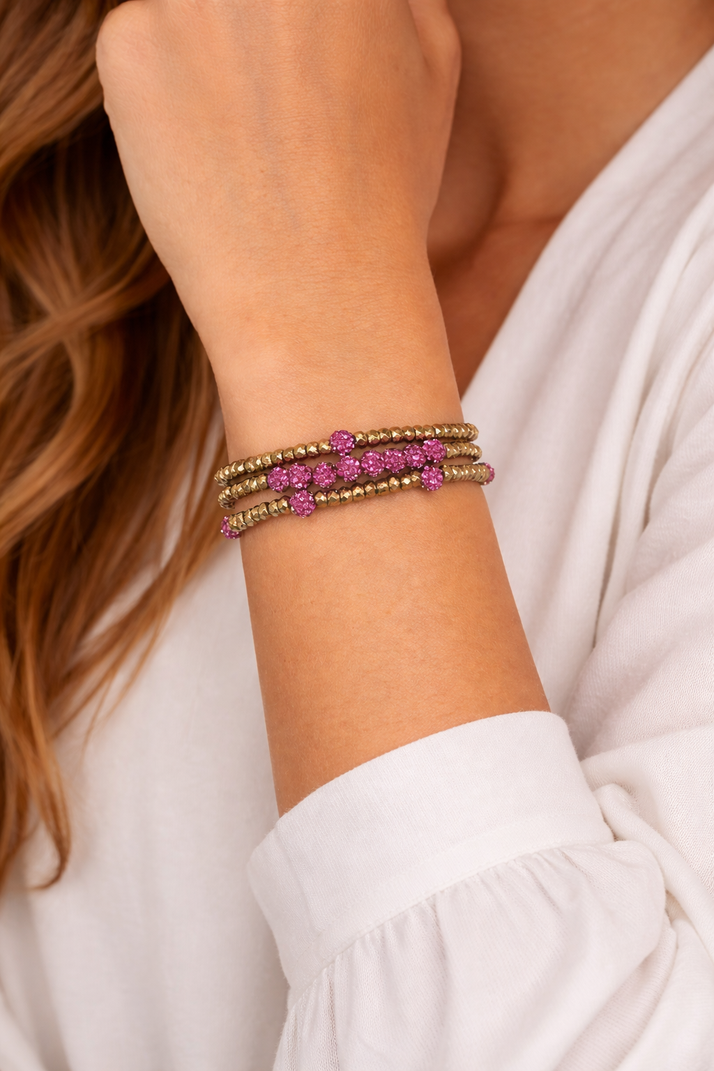 Charlie’s Angels Fuchsia-Gold