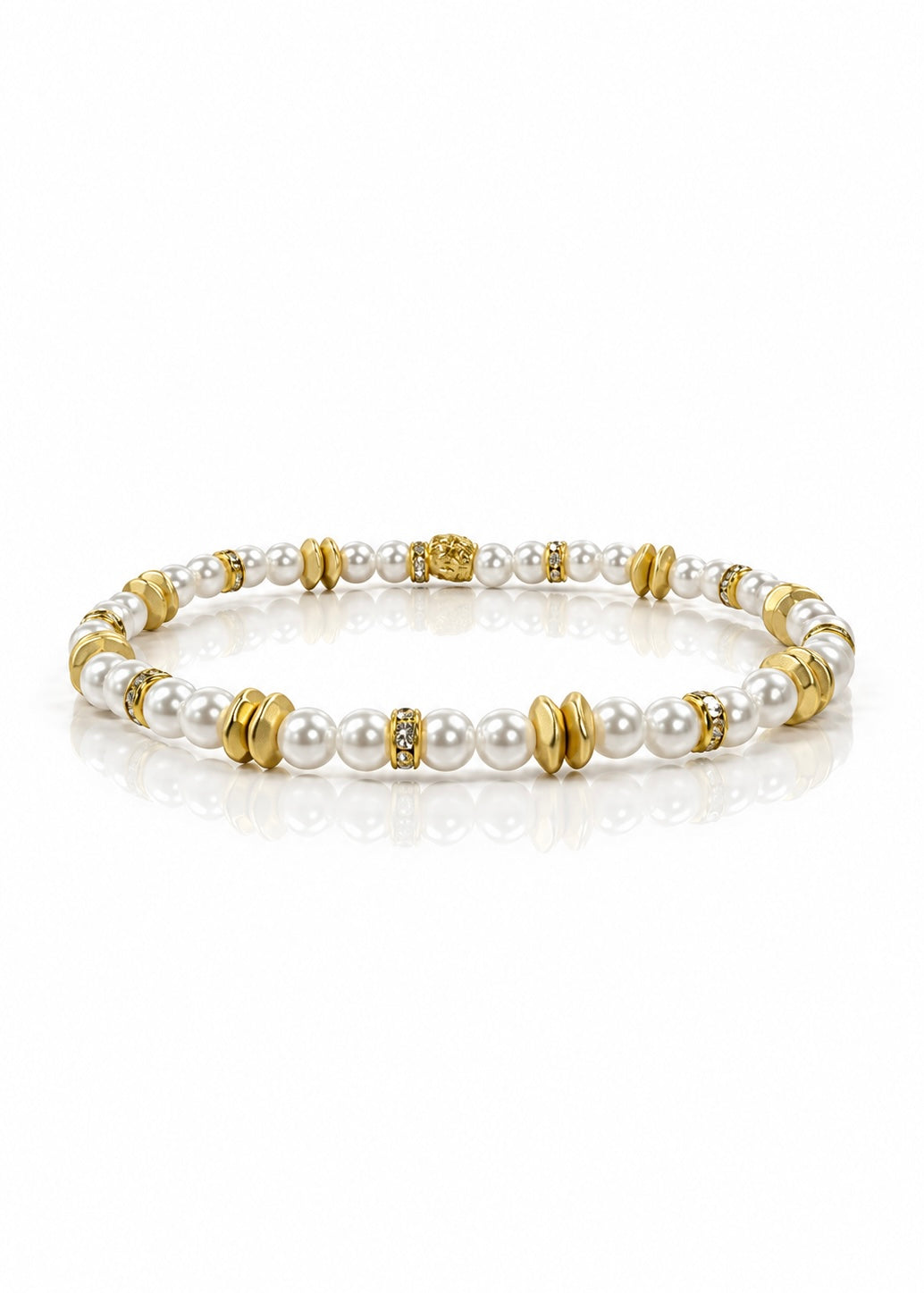 Beaded Pearl with 4mm Spacers