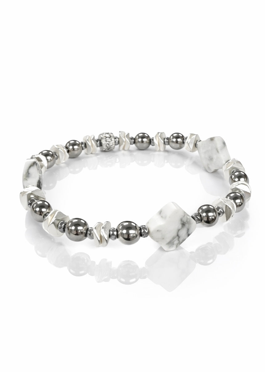 Ever True Howlite Quatrefoil Cross