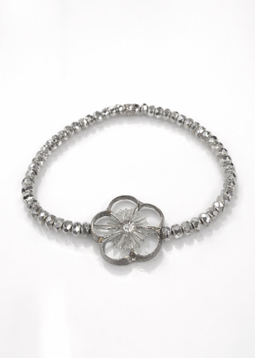 Le Fleur - Single Bloom Iridescent Silver