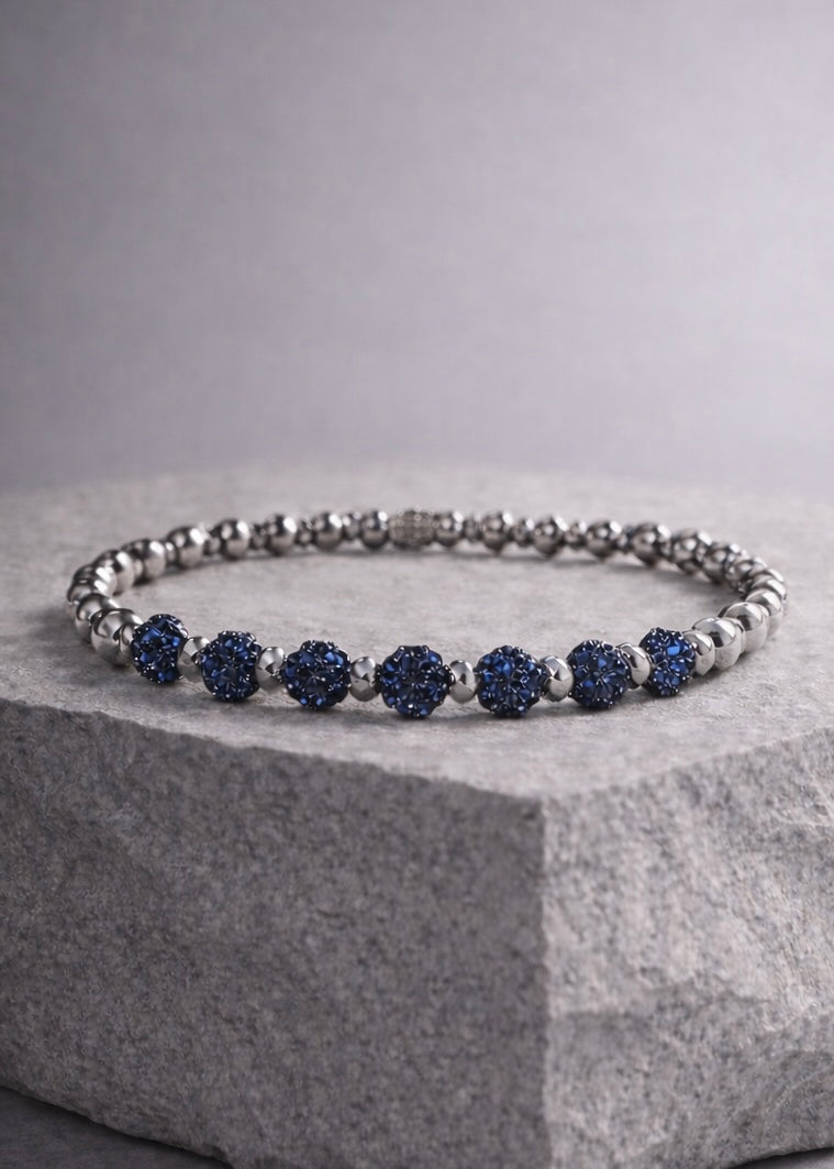 Ireland Mini Row Icon - Navy (Silver)