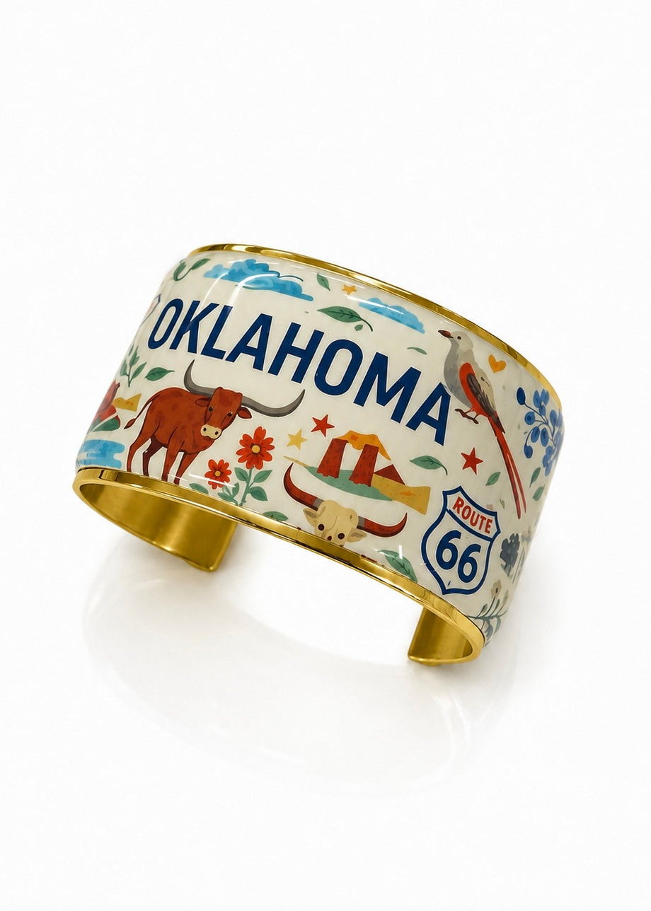 Art Deco - Oklahoma Icons (Gold)