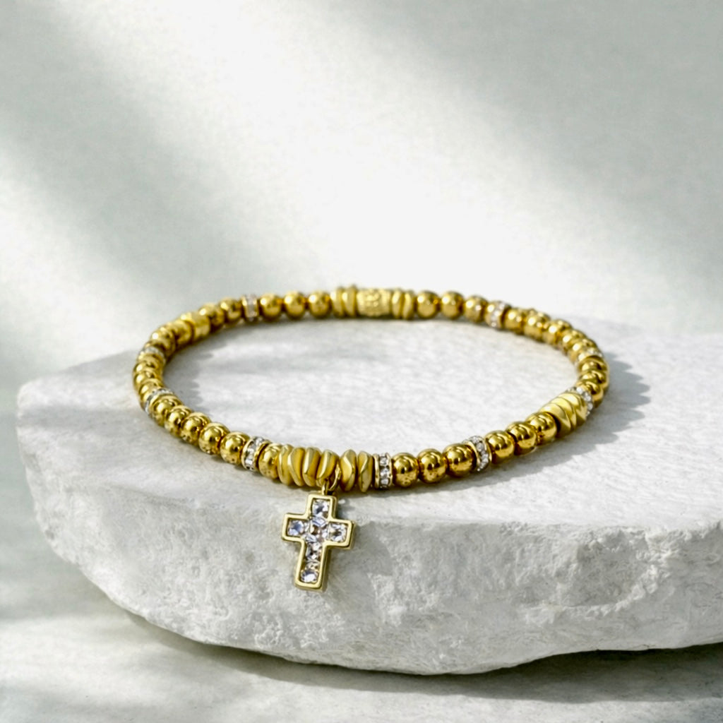 NEW Ever True Hannah/Clear Pave Cross