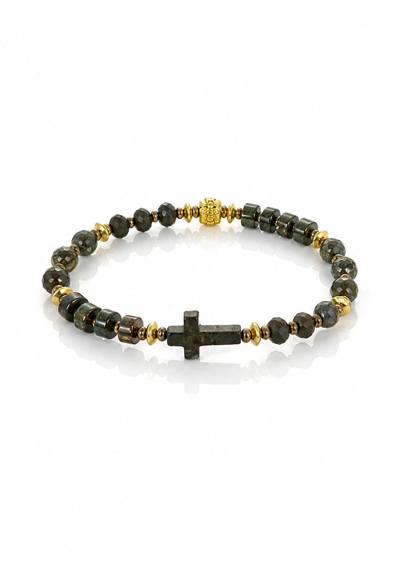 Pyrite Faith Cross