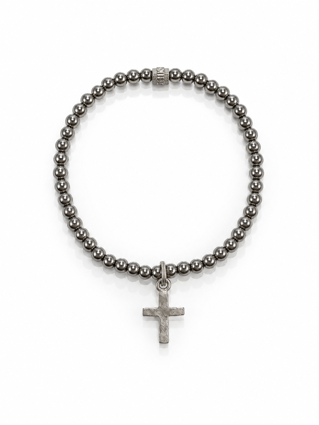 Silver 4mm Chloe Ann Cross Charm