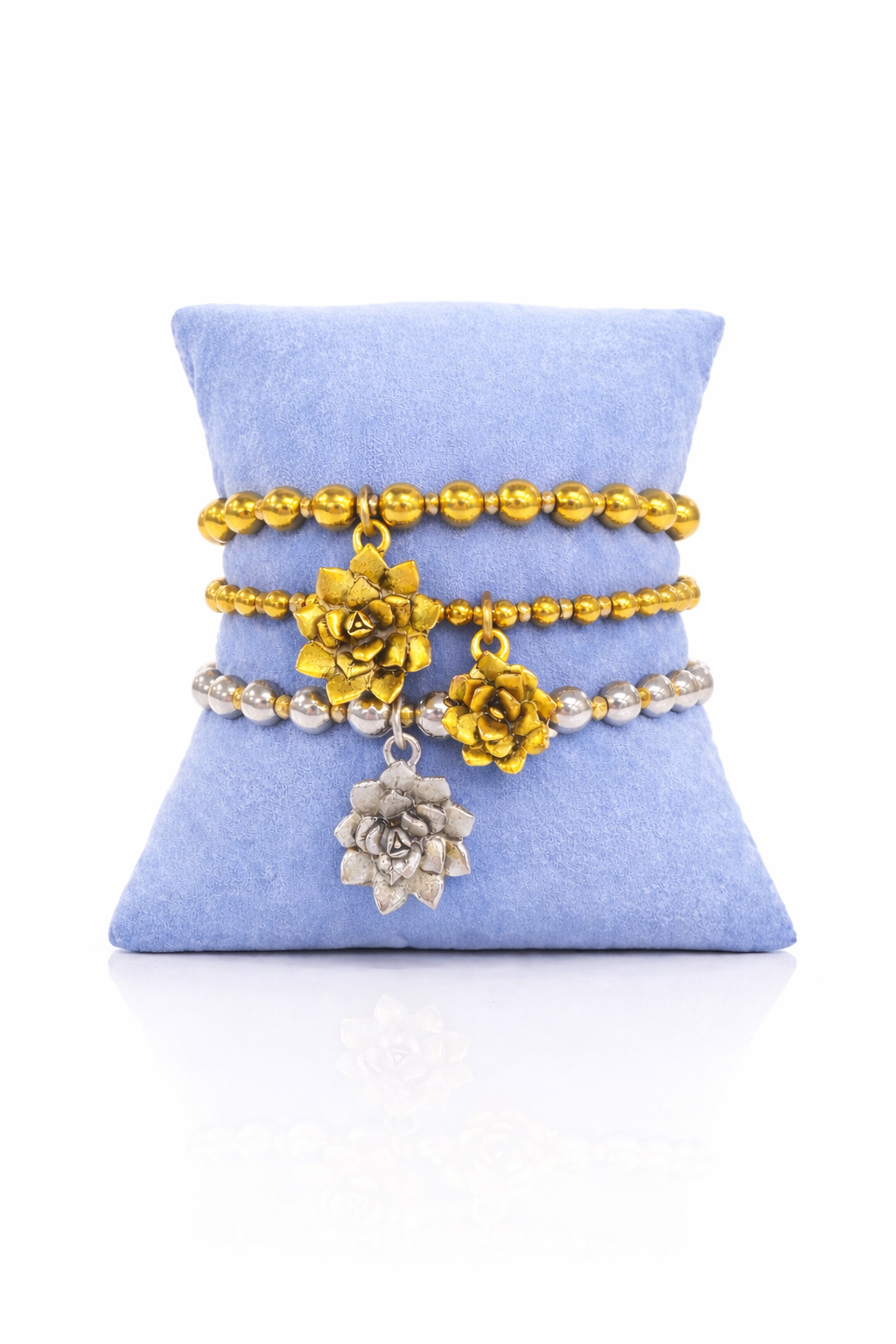 Le Fleur Gold Succulent