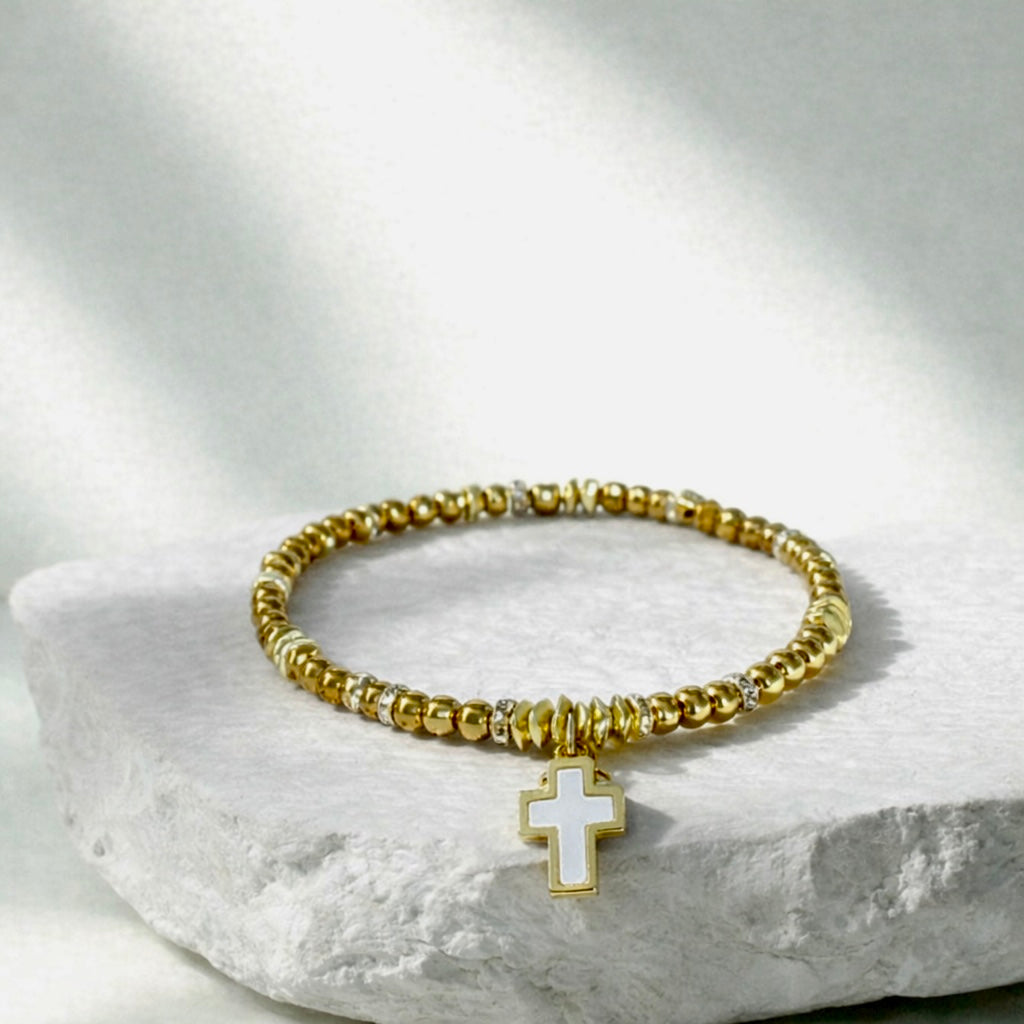 NEW Ever True Hannah/Mother of Pearl Cross