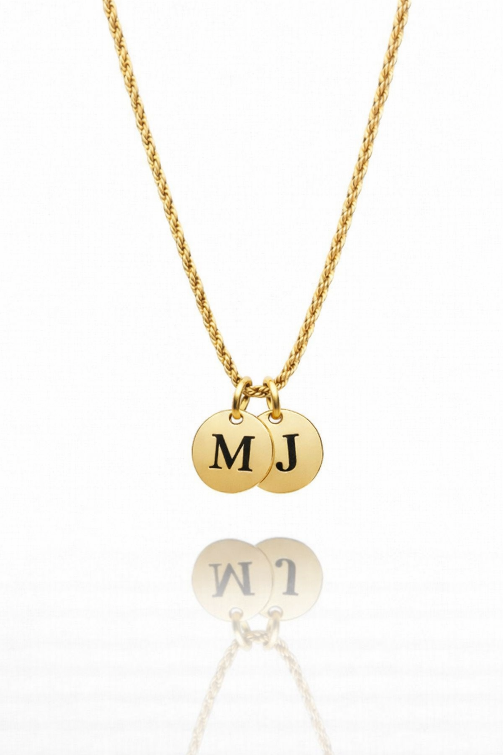 Charlotte Gold Pendant Necklace-INITIAL