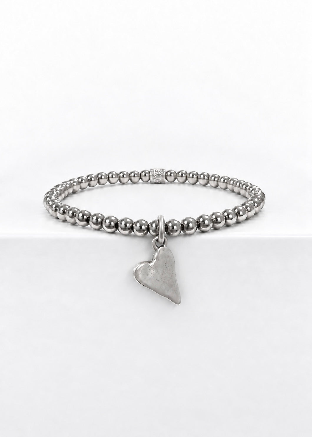 Silver 4mm Chloe Ann Heart Charm
