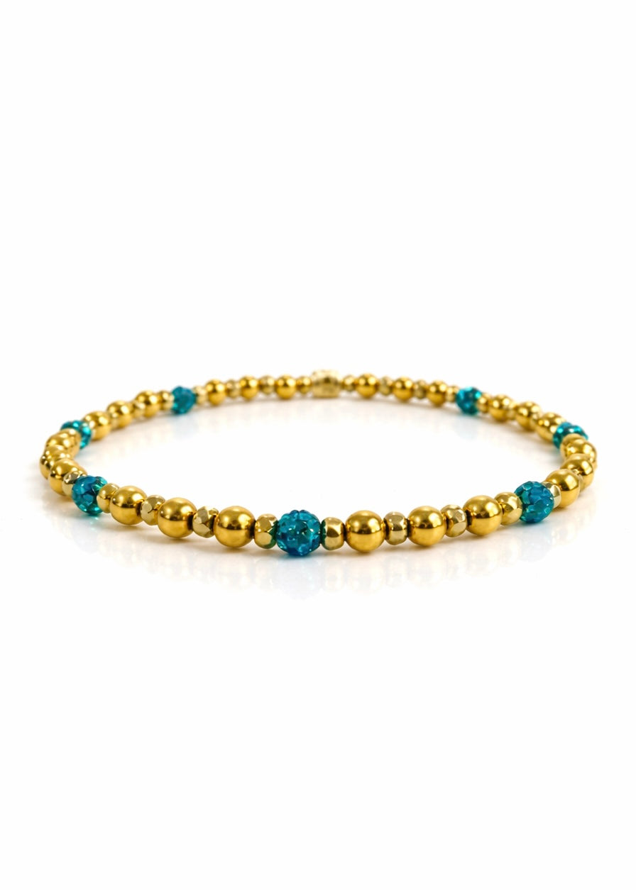 Ireland Mini 7 Icon - Turquoise (Gold)