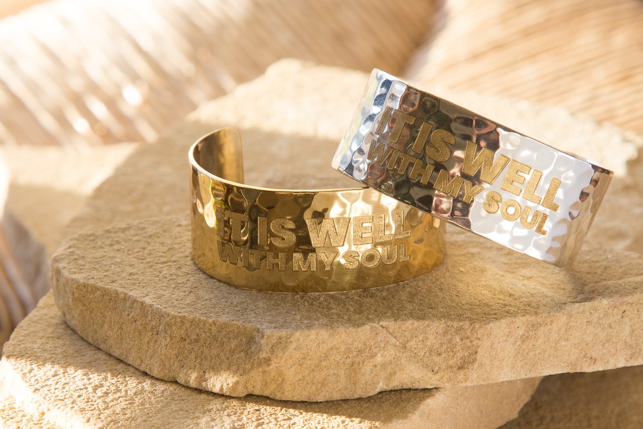 It Is Well Silver 1.0 cuff