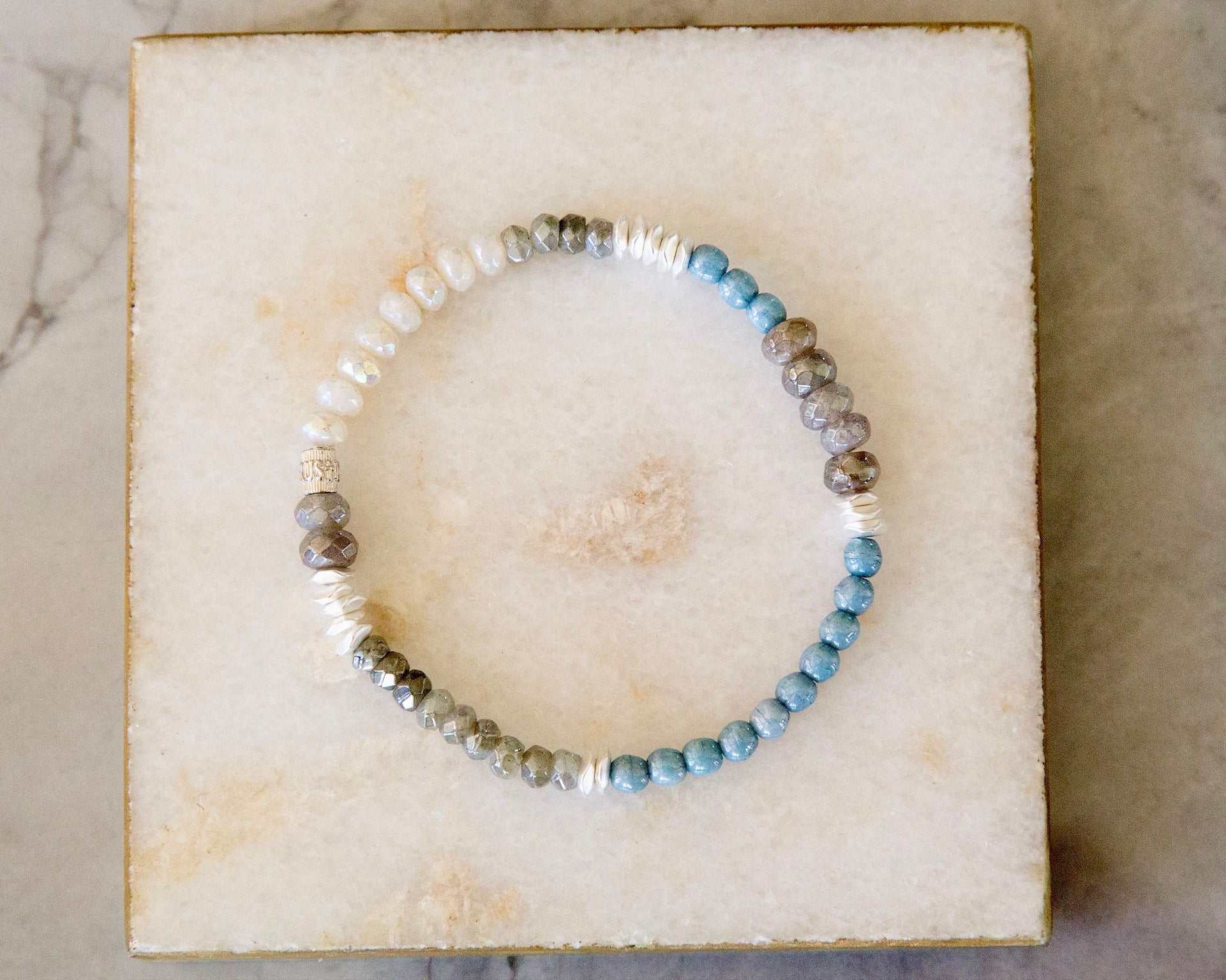 Aspen Sky Blue Gray Ivory Multicolor