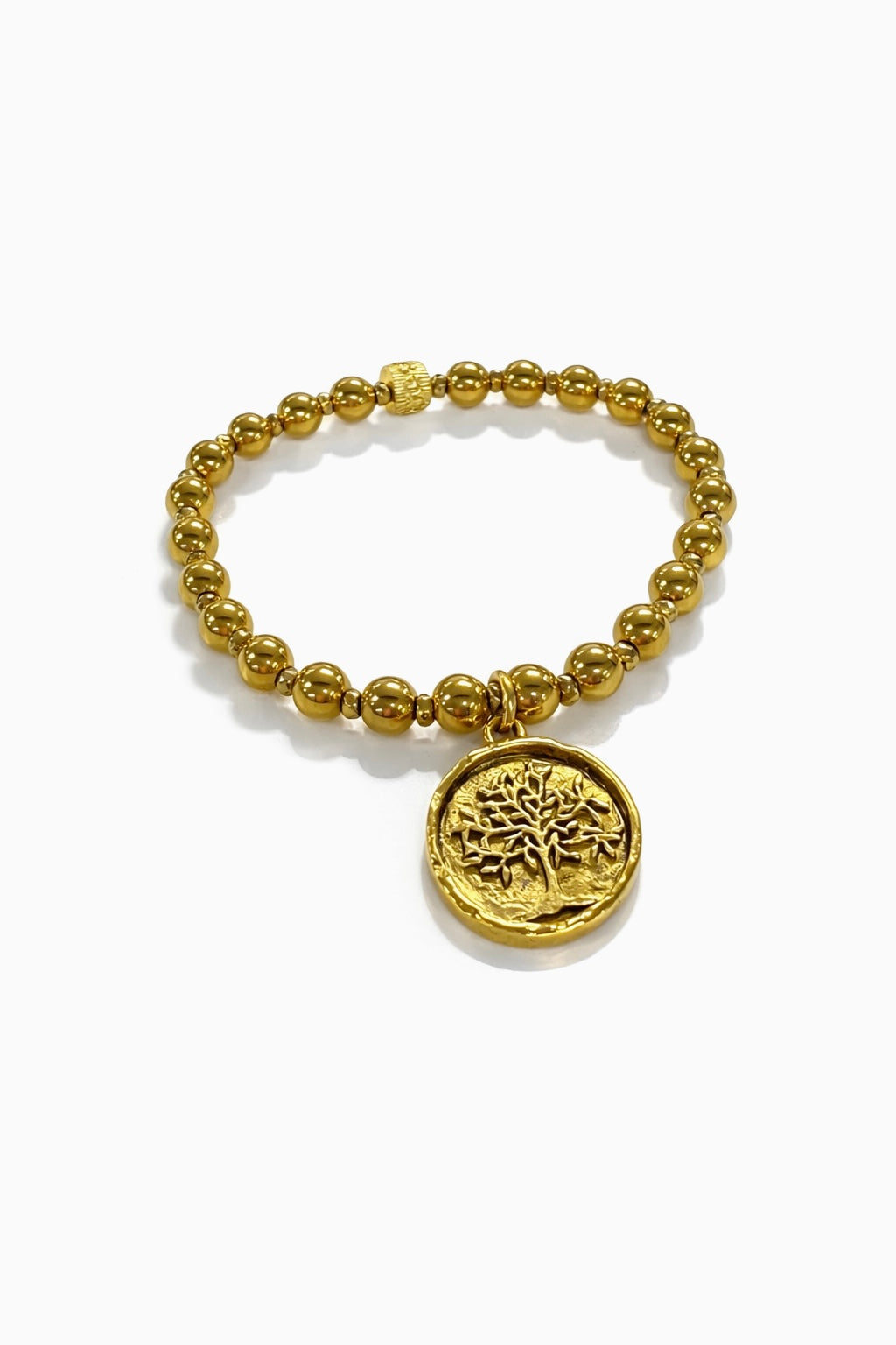 Gold Tree of Life Medallion