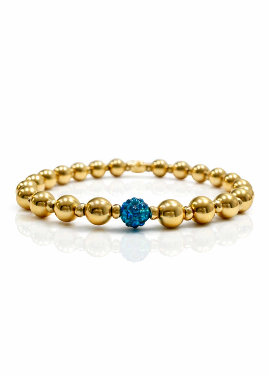 Ireland Icon - Turquoise (Gold)