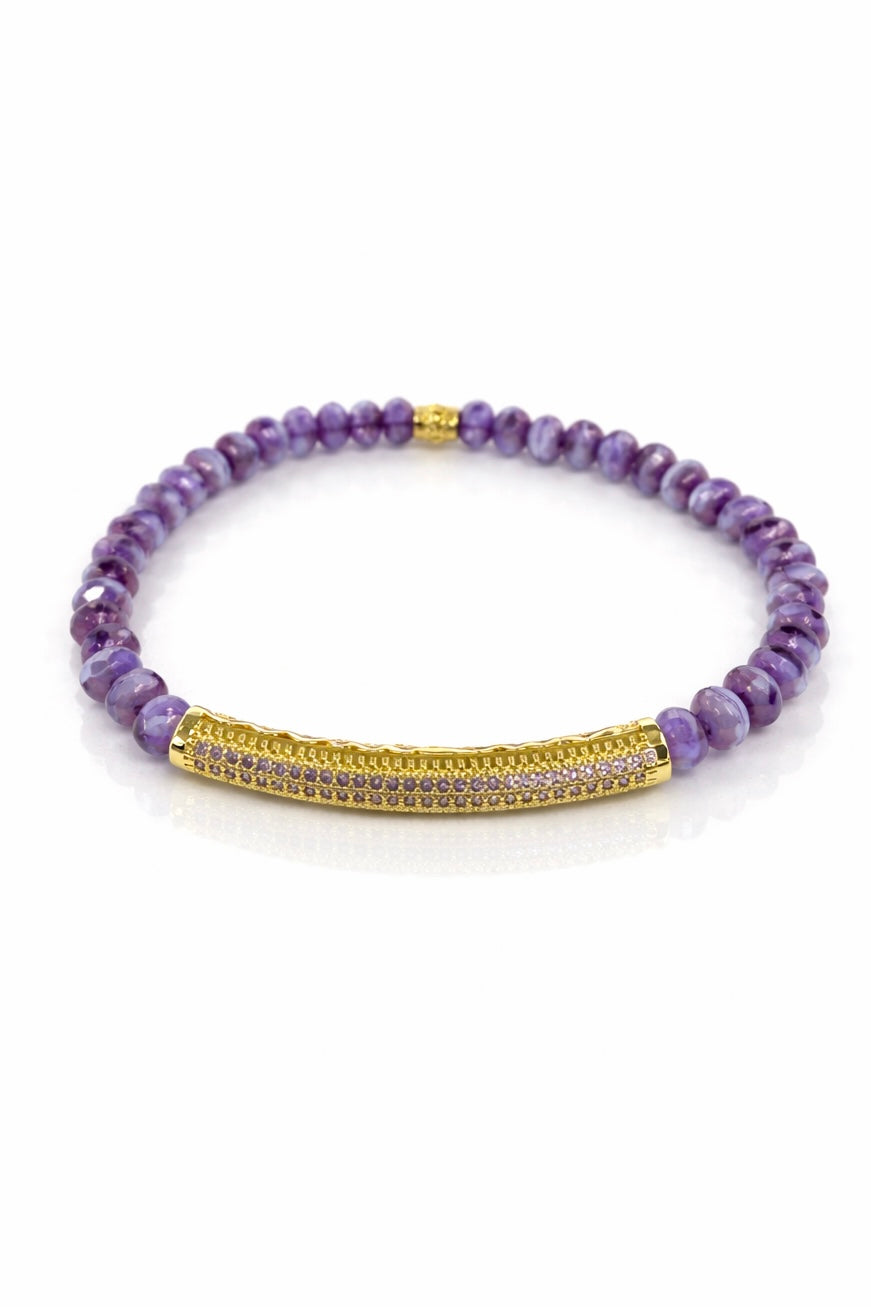 Color Me Happy - Ombré Amethyst (Gold)