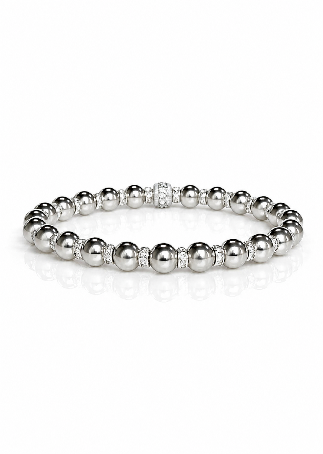 Classic Chloe Pave Silver 6mm