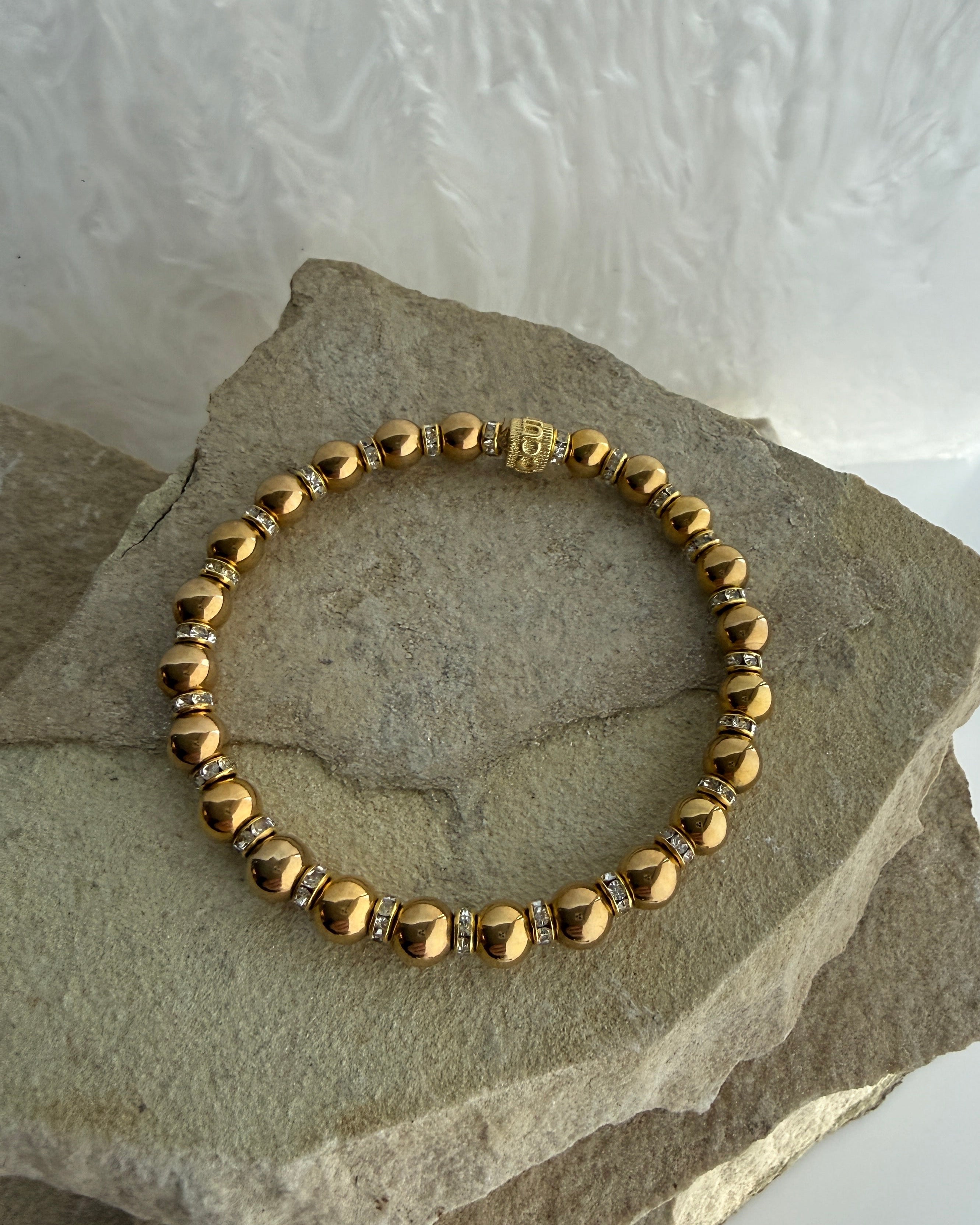 Classic Chloe Pave Gold 6mm