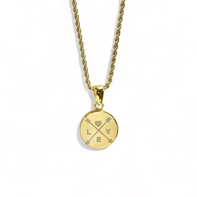+Love Arrows Necklace - Gold