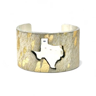 +Calfskin Texas Cut Out - Golden Sunrise