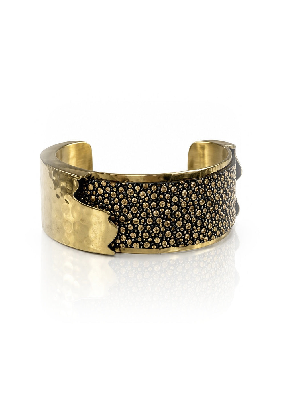 Dallas Gold Cuff – Gold Stingray – 1 Inch