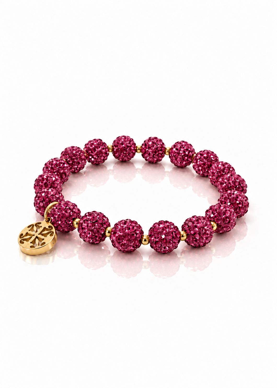 Emerson 2.0 Raspberry gold overhead view #Color_Raspberry
