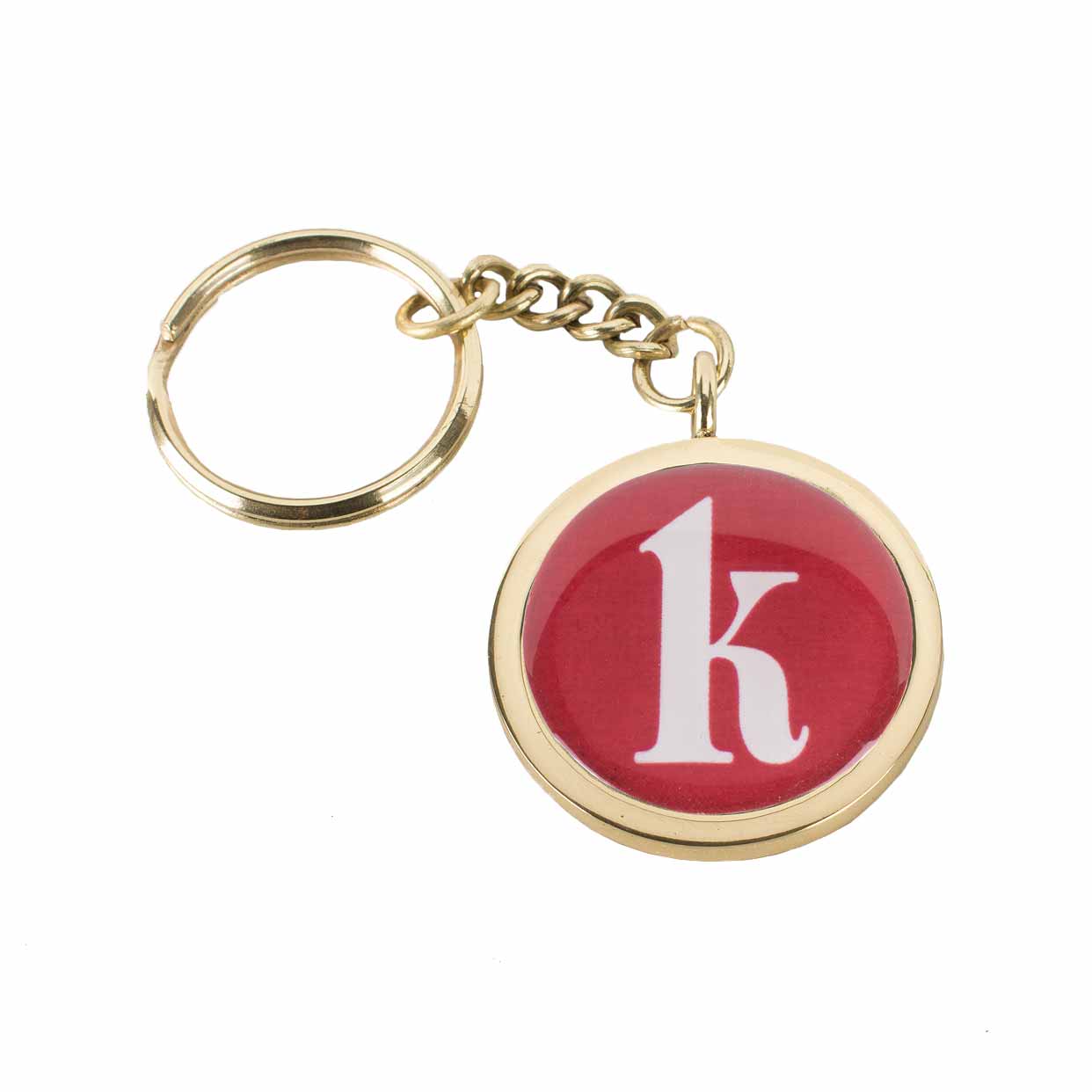 Best Day Ever Circle Key Ring - Single Initial