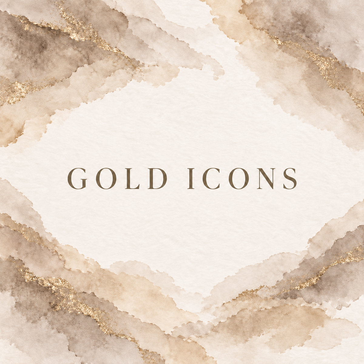 Icon Beaded - Gold