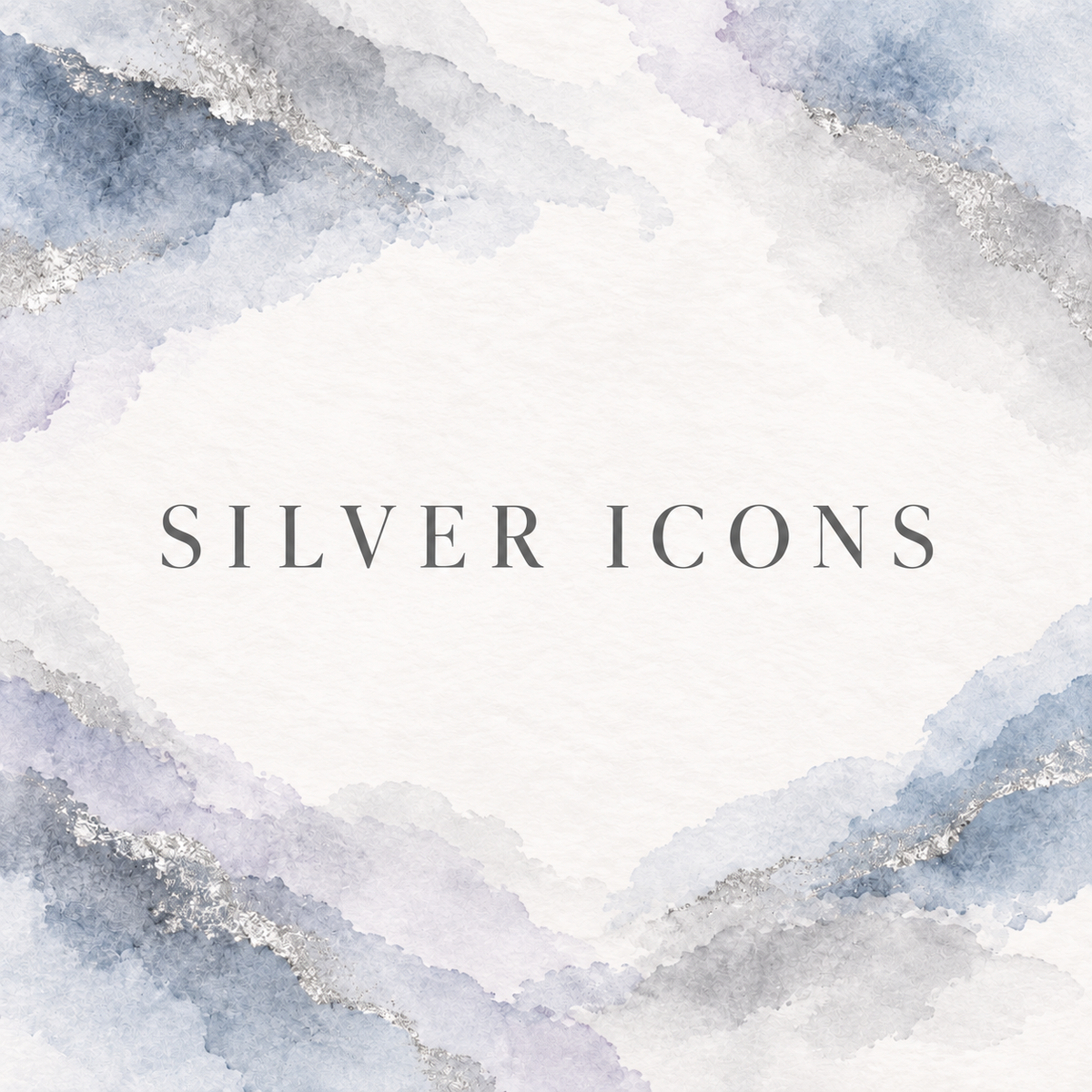 Icon Beaded - Silver