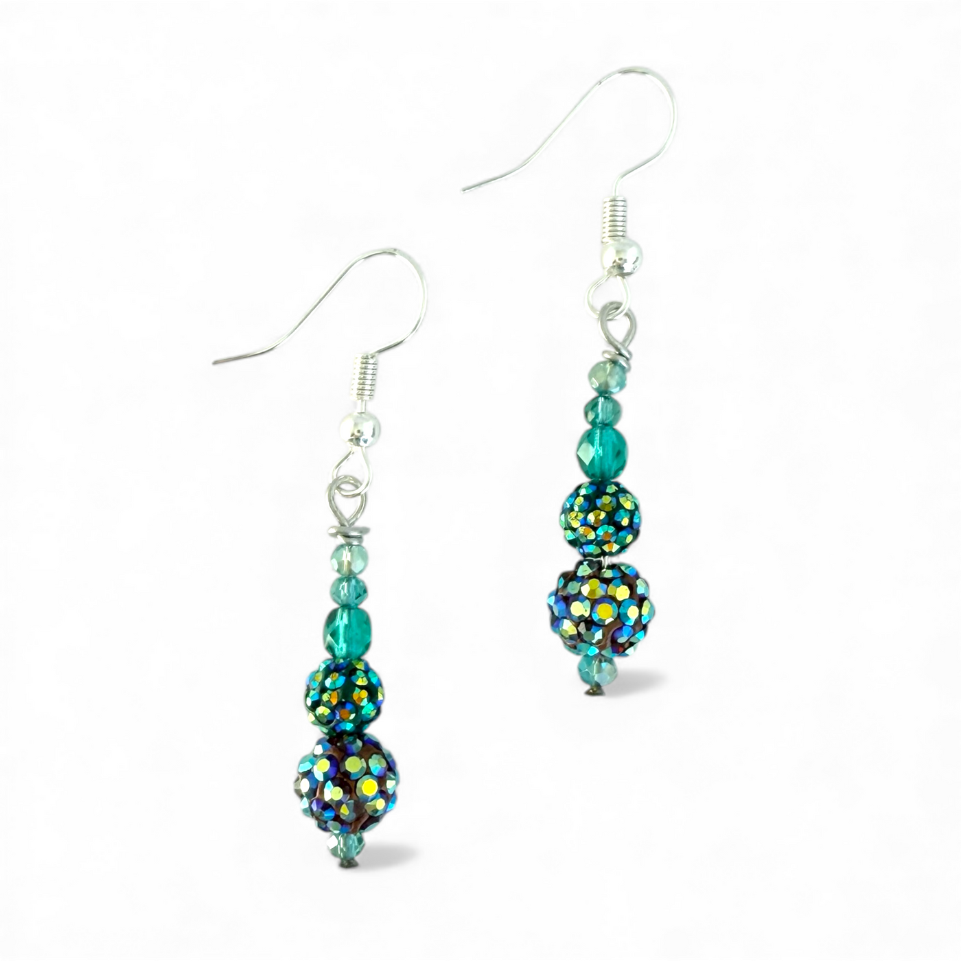 Shine & Shimmer Emerald Earrings