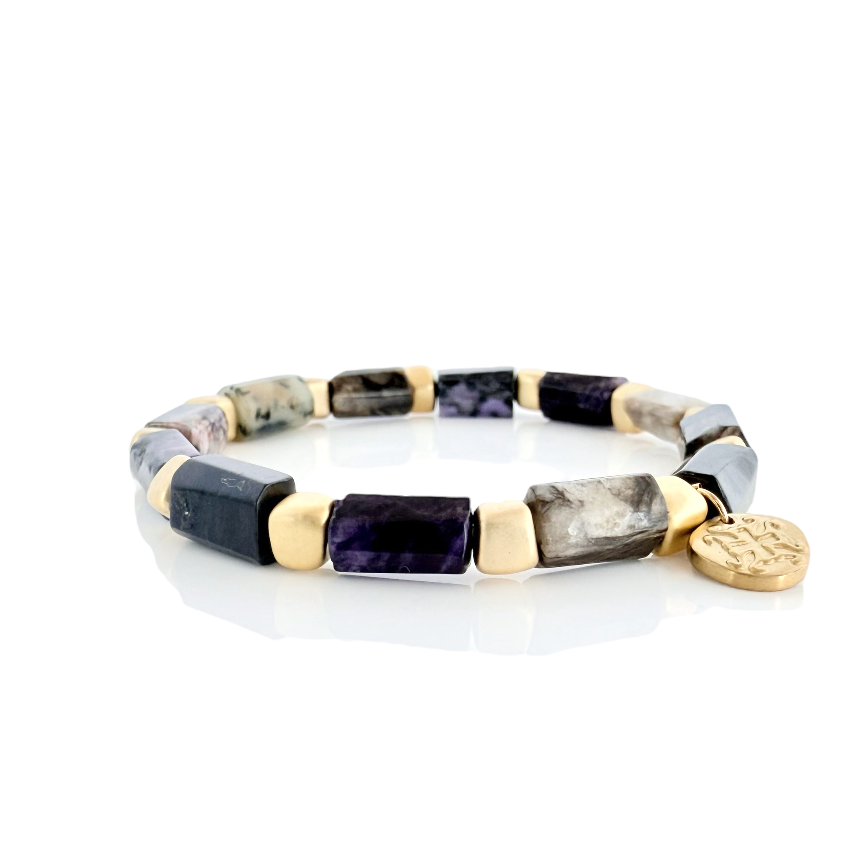 Anderson - Purple/Black Charoite