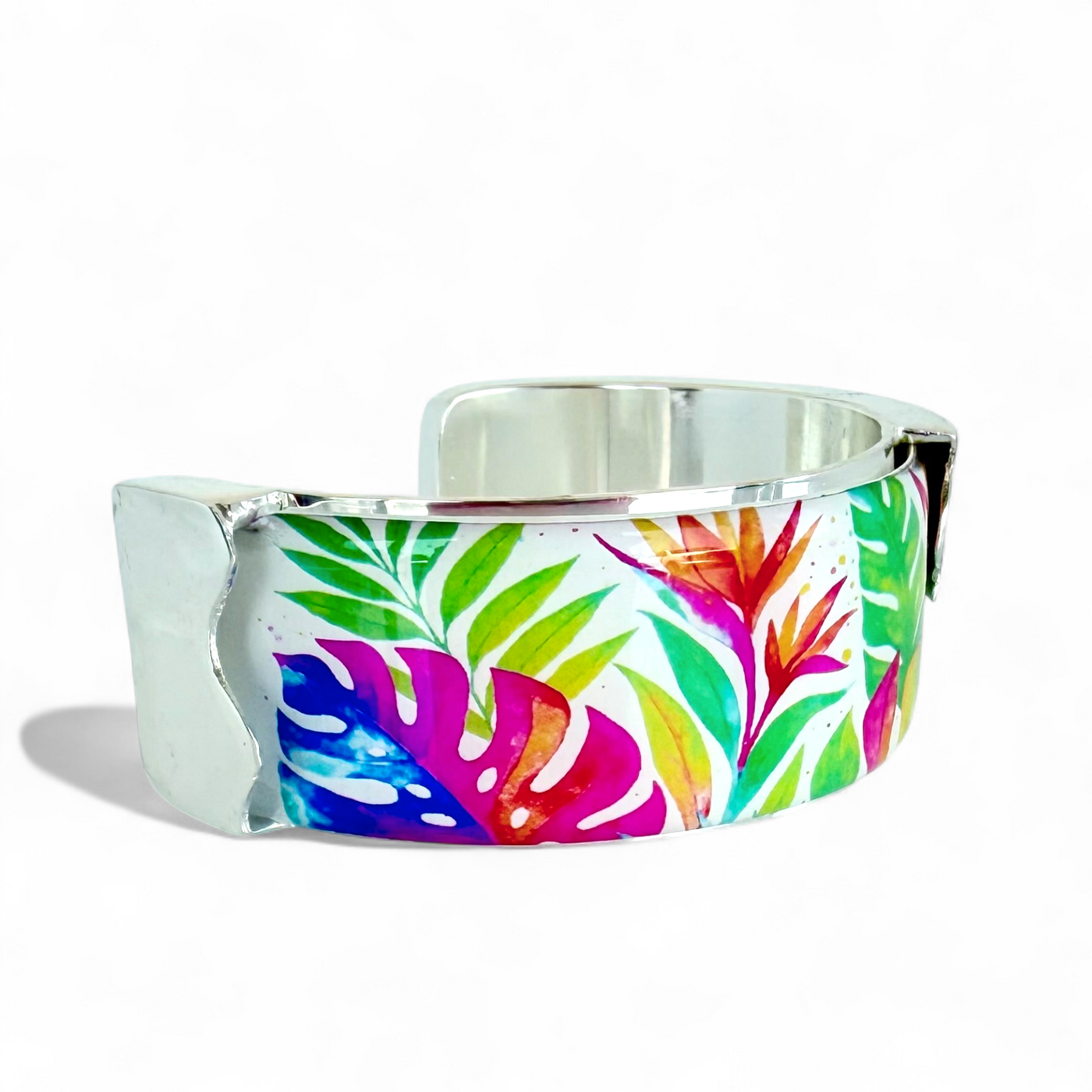 Tropical Spritz - 1.0" Dallas Art Deco in Silver