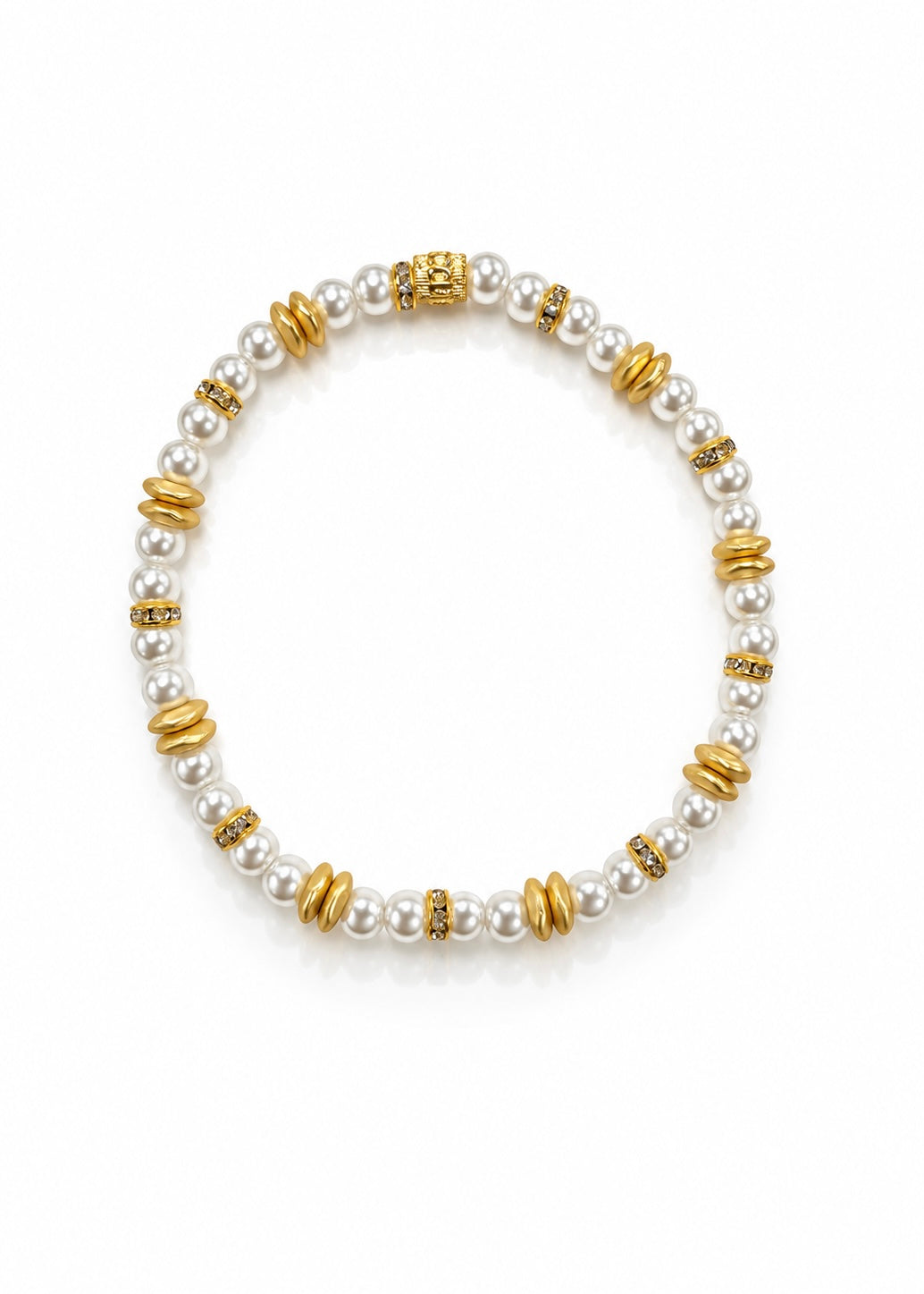 Beaded Pearl with 4mm Spacers