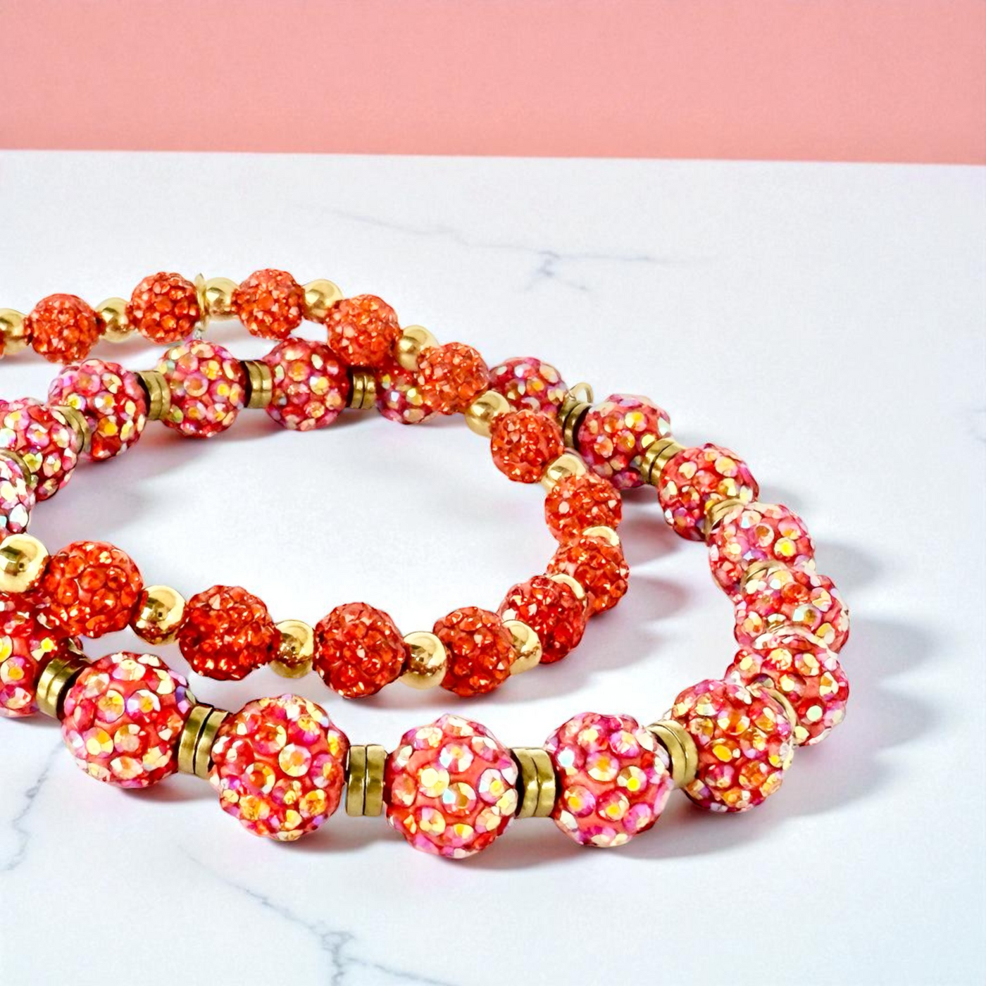 Rhythmic Prism Orange - Gold
