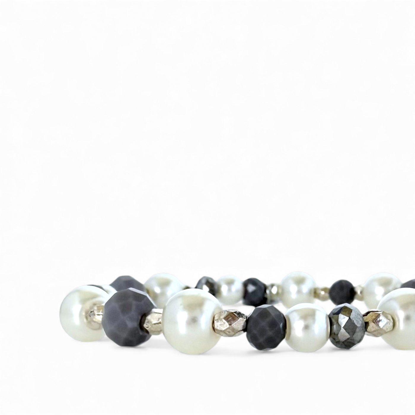 Pearls in Stone - Silver