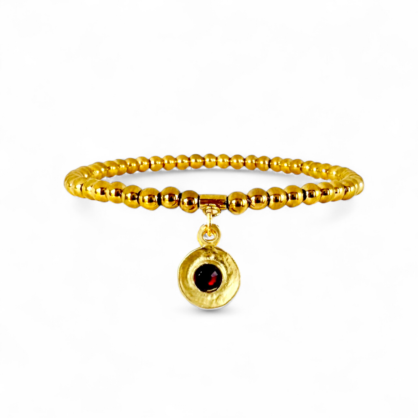 Sicily Crystal Garnet - Beaded
