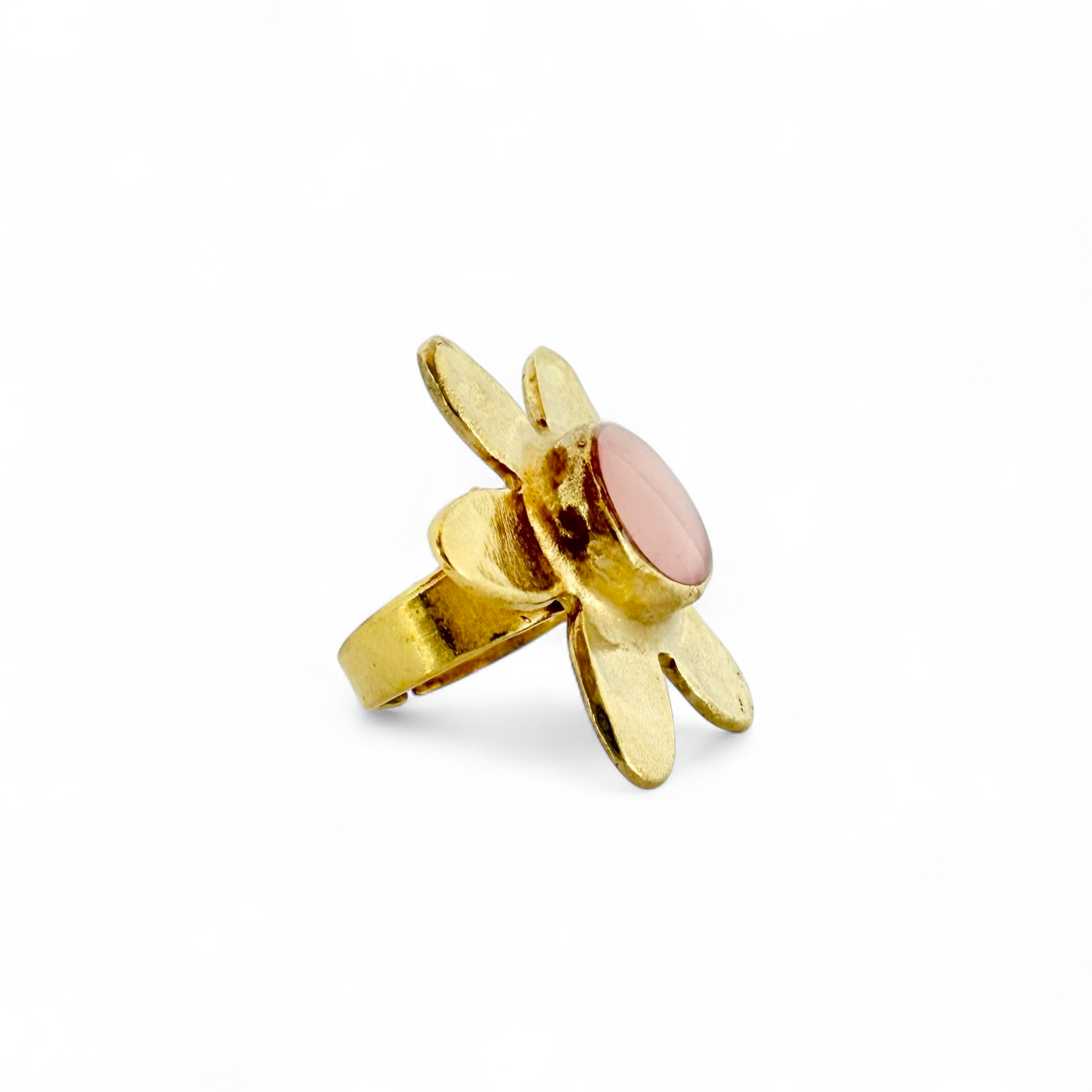 Florette Ring - Peony Pink - Gold