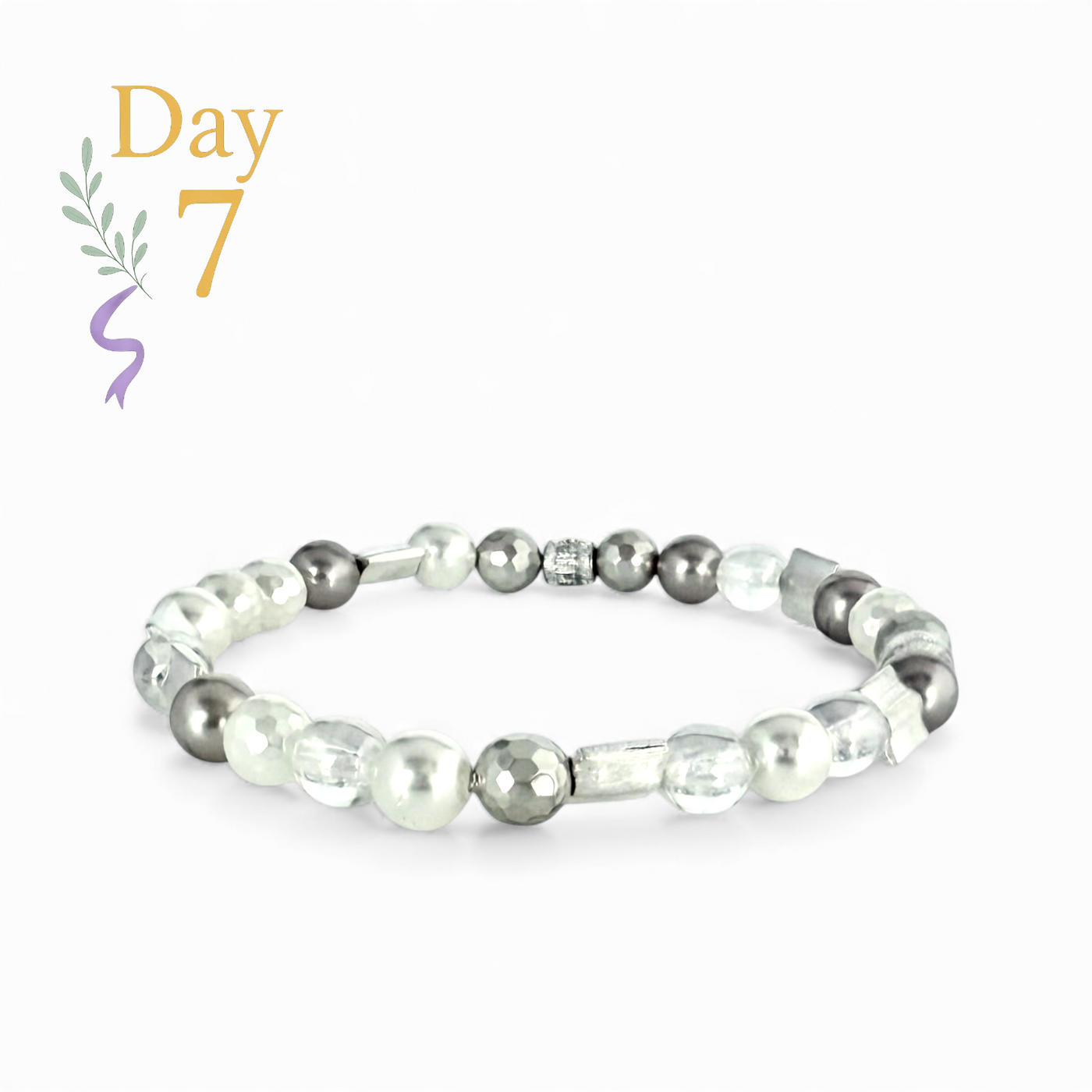 Day 7: Silent Snow Pearl - Silver