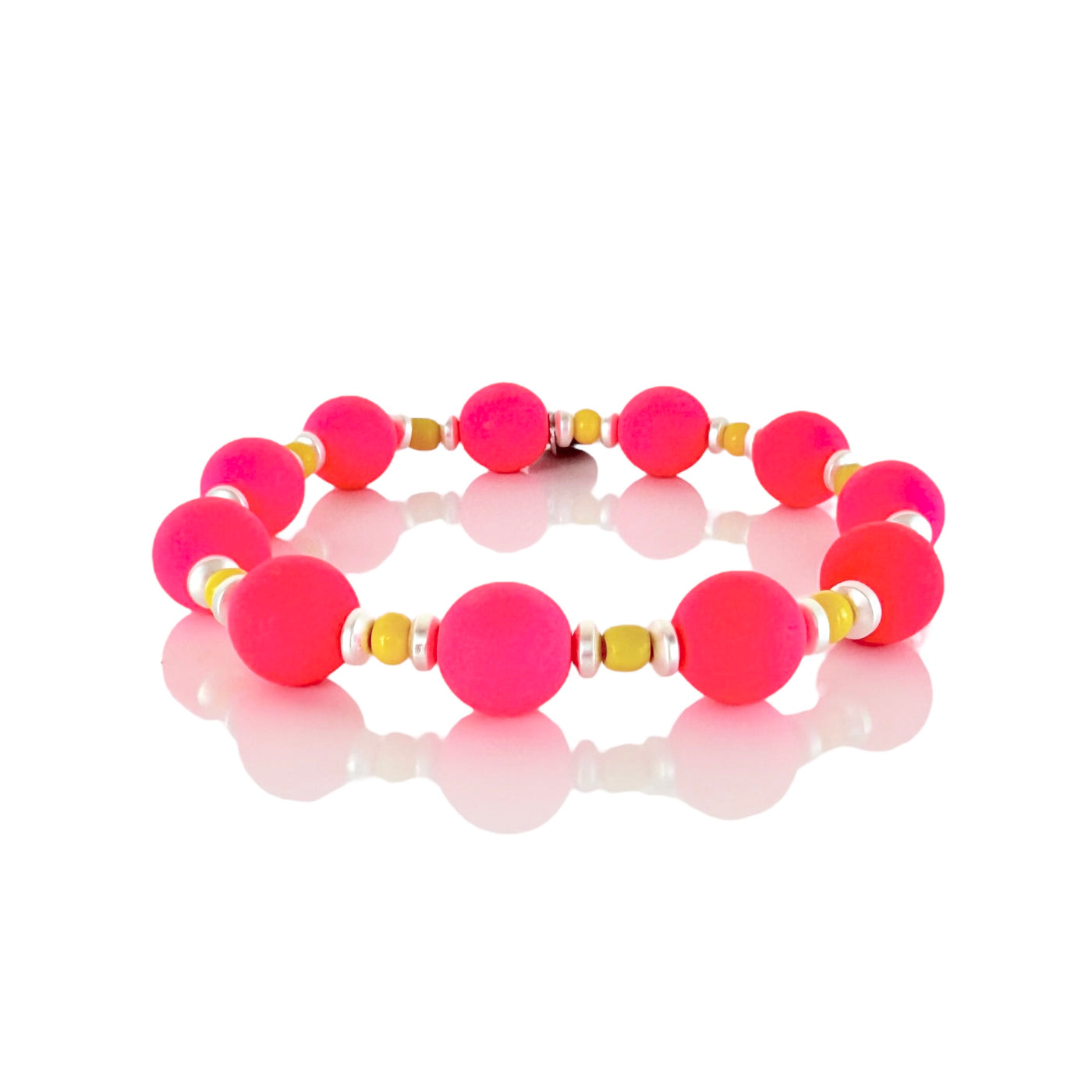 Tropical Spritz Flamingo Pink - Yellow