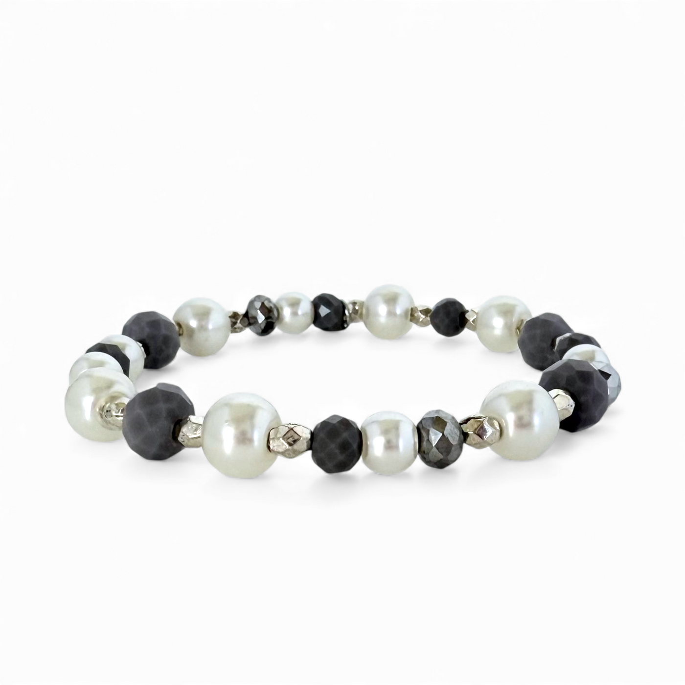 Pearls in Stone - Silver