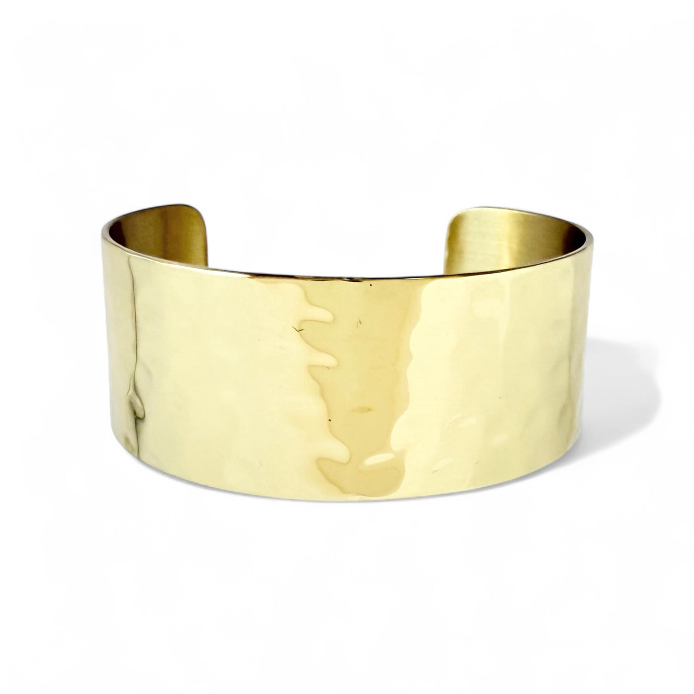 1.0 Hammered Cuff - Gold