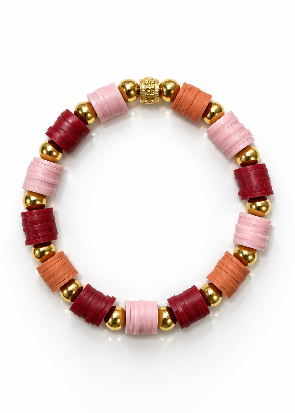 The Molly - Colorblock Blush/ Coral/ Burgundy