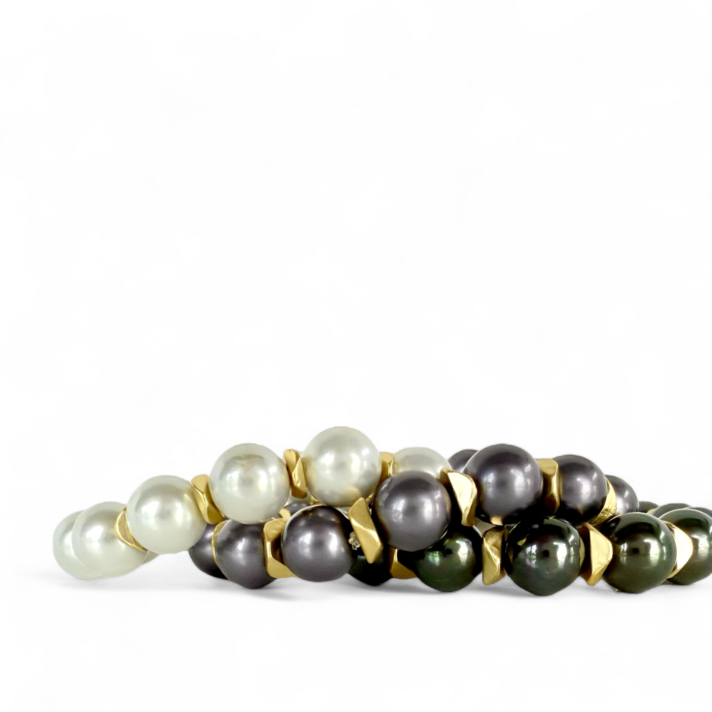Boleyn Pearl - Silvery White - Gold