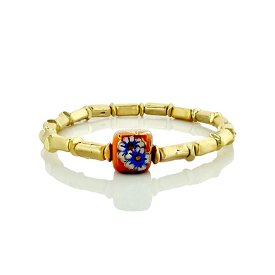 Petals - Orange with Gold
